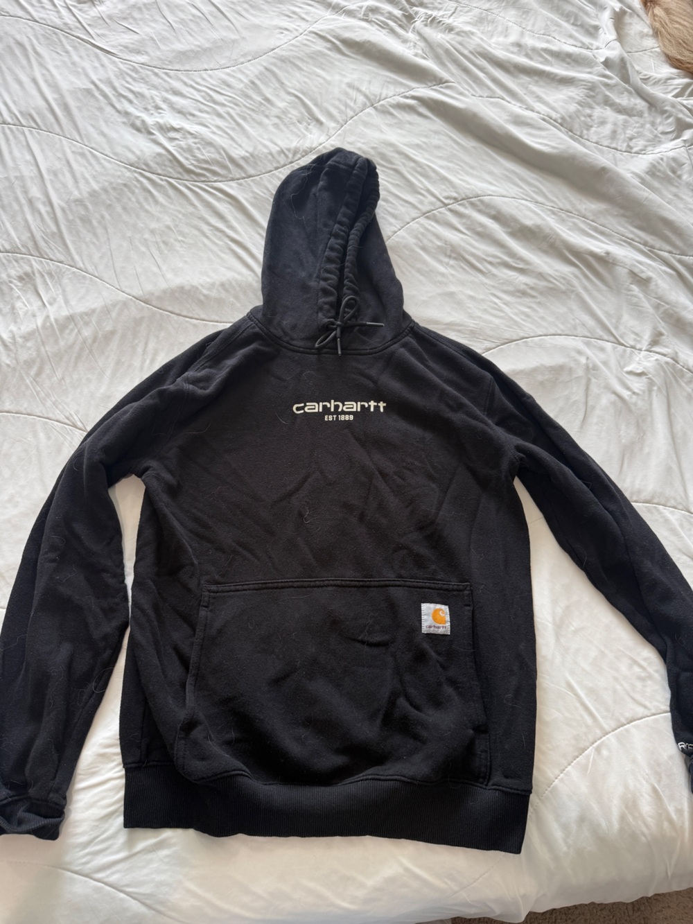 Carhartt Black Logo Hoodie